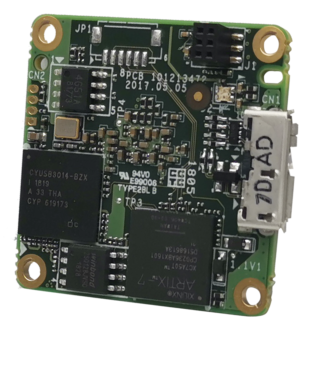 6MP 1/1.8" IMX178 USB3.0 Board Level Camera V4.0