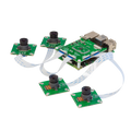 Arducam 1MP*4 Quadrascopic Camera connected with Arducam HAT and Raspberry Pi