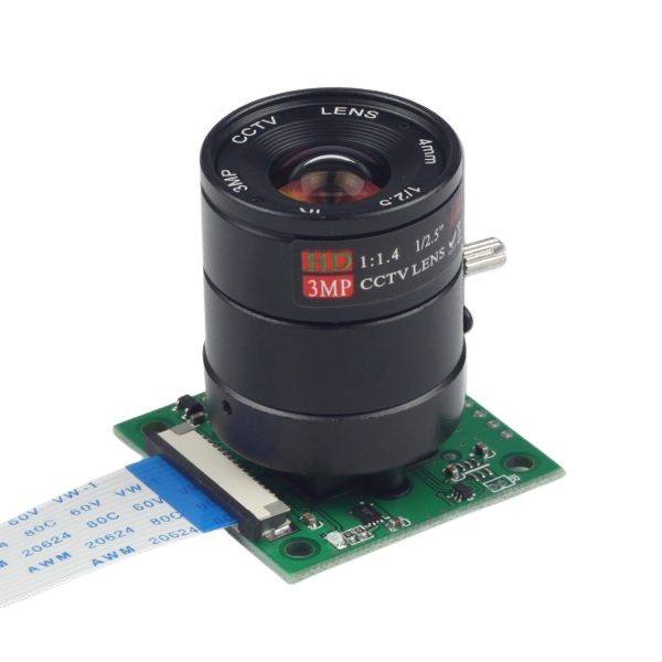 8MP NoIR Camera Module with CS Lens for Raspberry Pi