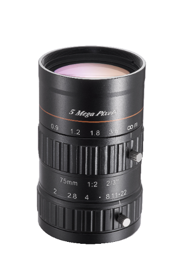 75mm 2/3" 5MP C-Mount Lens