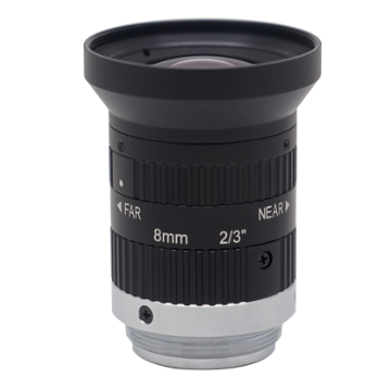 8mm 2/3" 5MP C-Mount Lens