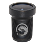 An M12 lens with no background and has a scorpion vision logo watermark