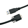 USB 3.0 Cable Type A To Micro-B With Screw Lock