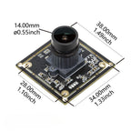 Arducam B0202 UVC Camera Module dimensions